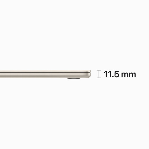 MacBook Air 15&quot; M2 Chip 8-Core CPU und 10-Core GPU, 8GB, 256GB SSD, polarstern&gt;