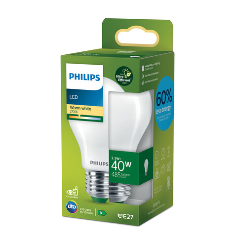 Philips LED CLA 40W A60 E27 2700K FR UE SRT4