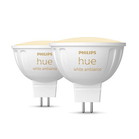 Philips Hue White Ambiance MR16 Doppelpack 2x400lm