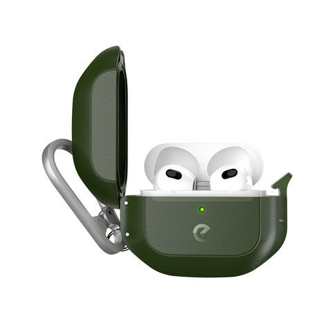 KeyBudZ Element wasserdichte Hülle für Apple AirPods 3, grün
