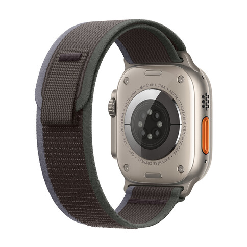 Apple Watch Ultra 2 GPS + Cellular, Titan, 49mm Trail Loop, blau/schwarz - S/M