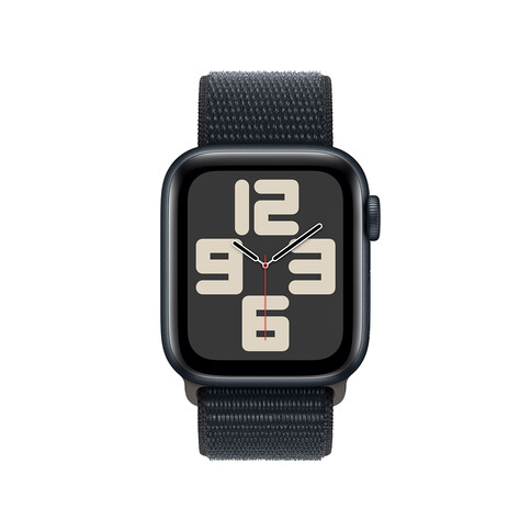 Apple Watch SE GPS, Aluminum mitternacht, 40mm mit Sport Loop, mitternacht