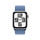 Apple Watch SE GPS, Aluminum silber, 40mm mit Sport Loop, winterblau