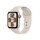 Apple Watch SE GPS + Cellular , Aluminum polarstern, 40mm mit Sportarmband, polarstern - S/M
