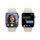 Apple Watch Series 9 GPS, Aluminium polarstern, 45mm mit Sportarmband, polarstern - M/L
