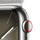 Apple Watch Series 9 GPS + Cellular, Edelstahl silber, 41mm mit Milanaise Armband, silber