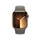 Apple Watch Series 9 GPS + Cellular, Edelstahl gold, 41mm mit Sportarmband, tonbraun - M/L