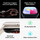 Apple Watch Series 9 GPS + Cellular, Aluminium silber, 45mm mit Sportarmband, sturmblau - S/M&gt;