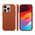 dbramante Roskilde Case mit MagSafe für iPhone 15 Pro, braun