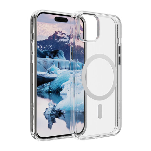 dbramante Iceland Pro Case mit MagSafe für iPhone 15, transparent