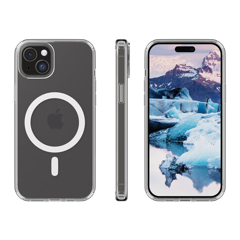 dbramante Iceland Pro Case mit MagSafe für iPhone 15, transparent