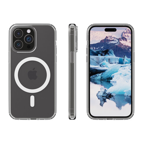 dbramante Iceland Pro Case mit MagSafe für iPhone 15 Pro, transparent