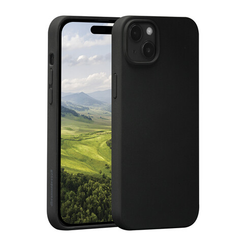 dbramante Monaco Silikon Case mit MagSafe für iPhone 15, schwarz