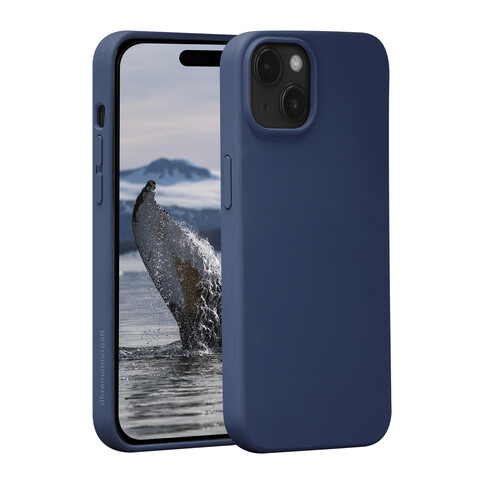dbramante Monaco Silkon Case mit MagSafe für iPhone 15, pazifik blau
