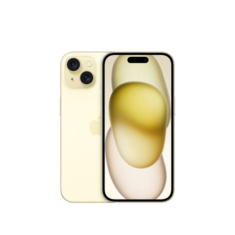 iPhone 15, 128GB, gelb