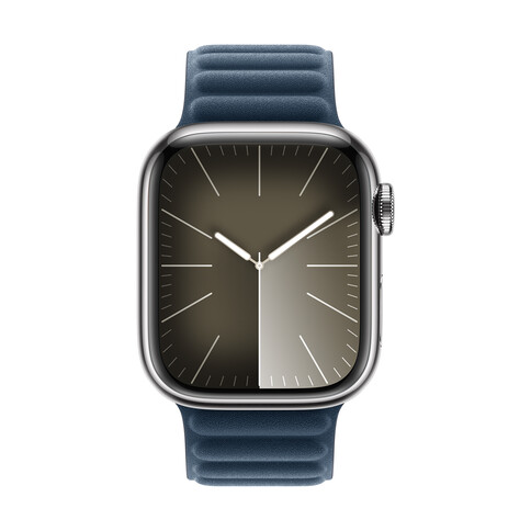 Apple Watch 45mm Armband mit Magnetverschluss, pazifikblau, M/L