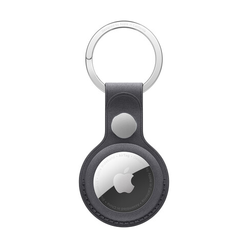 Apple AirTag Feingewebe Schlüsselanhänger, schwarz