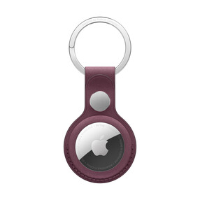 Apple AirTag Feingewebe Schlüsselanhänger, mulberry