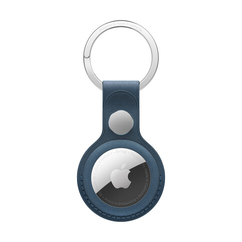 Apple AirTag Feingewebe Schlüsselanhänger, pazifikblau