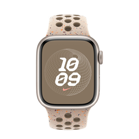 Apple Watch 41mm Nike Sportarmband, Desert Stone, M/L