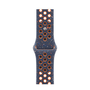 Apple Watch 45mm Nike Sportarmband, Blue Flame, M/L