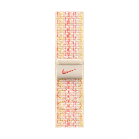 Apple Watch 45mm Nike Sport Loop polarstern/pink