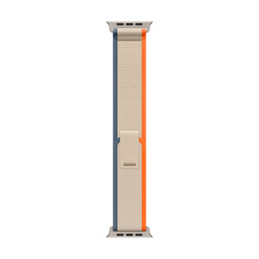 Apple Watch 49mm Trail Loop, orange/beige, S/M