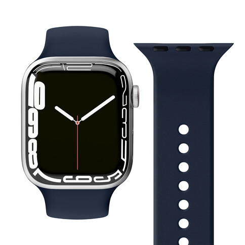Vonmählen Silikon Loop One für Apple Watch 42/44/45/49 mm, blau