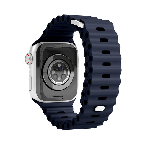 Vonmählen Wave-Armband für Apple Watch 42/44/45/49 mm, blau