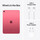 iPad Wi-Fi + Cellular, 256GB, pink, 10.9&quot; (10.Gen.)