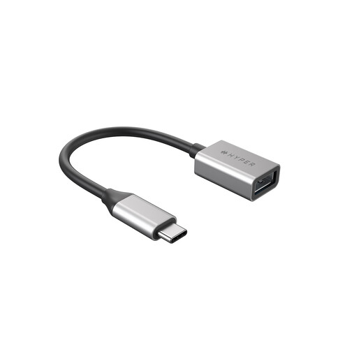 Hyper - HyperDrive USB-C auf USB-A Adapter, silber