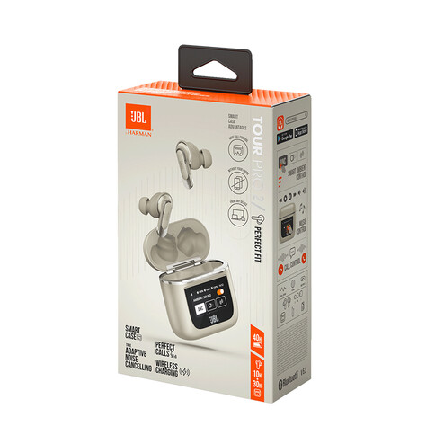 JBL Tour Pro 2 TWS, kabelloser In-Ear Bluetooth Kopfhörer, champagner