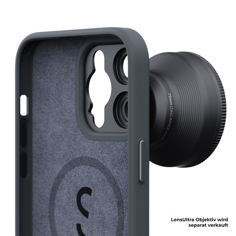 Shiftcam LensUltra Smartphone Hülle mit Objektivhalterung für iPhone 14 Plus, graphit