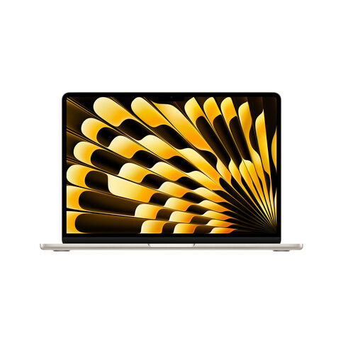 MacBook Air 13&quot; M3 Chip 8-Core CPU und 8-Core GPU, 8GB, 256GB SSD, polarstern&gt;