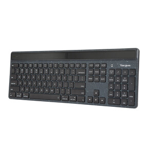 Targus EcoSmart Energieerfassende antimikrobielle Bluetooth Tastatur (DE), schwarz