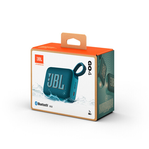 JBL Go4, Bluetooth-Lautsprecher, blau