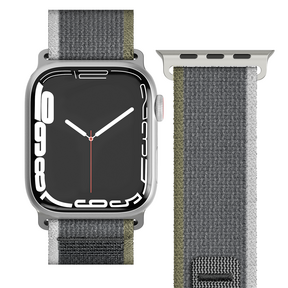 Vonmählen Trekking Loop für Apple Watch 42/44/45/49 mm, grün-grau