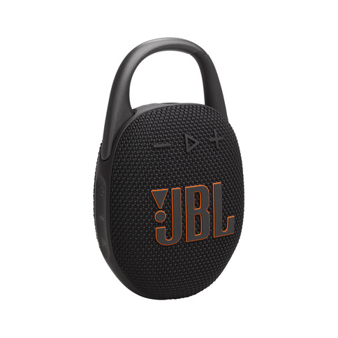 JBL Clip5, Bluetooth-Lautsprecher mit Karabinerhaken, schwarz