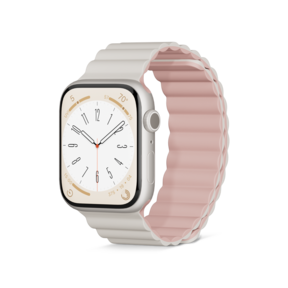 Epico Watch Strap Magnet 38/40/41mm grau/pink