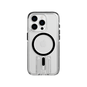 Tech21 Evo Crystal Kick MagSafe transparent/schwarz für iPhone 15 Pro Max