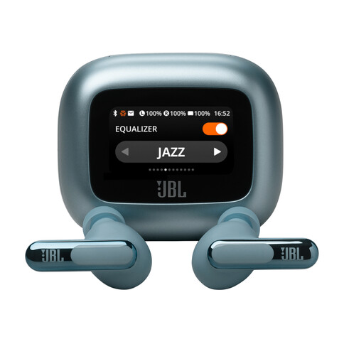 JBL Live Beam 3, kabelloser In-Ear Kopfhörer, blau