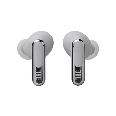 JBL Live Beam 3, kabelloser In-Ear Kopfhörer, silber