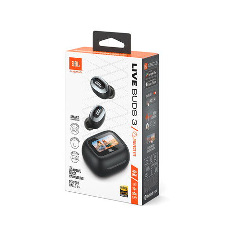 JBL Live Buds 3, kabelloser In-Ear Kopfhörer, schwarz