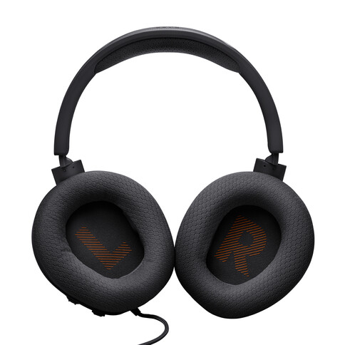 JBL Quantum 100 M2, kabelgebundener Over-Ear-Gaming-Headset mit Mikrofon, schwarz