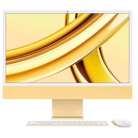 iMac 24&quot; M3 8C CPU u. 10C GPU - GE/24 RET/256 GB SSD/16 GB/NUMKB/GER