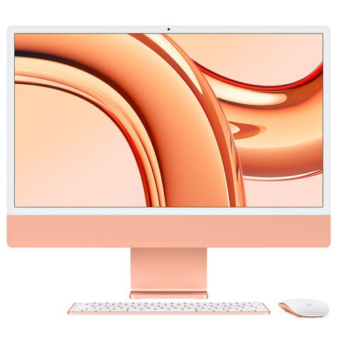 iMac 24&quot; M3 8C CPU u. 10C GPU - OR/24 RET/512 GB SSD/16 GB/TP/NUMKB/GER