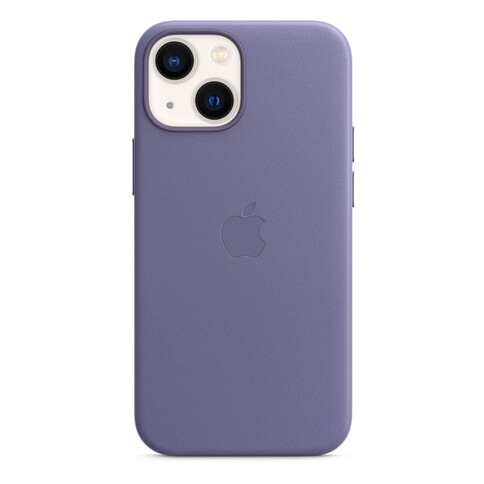 Apple iPhone 13 mini Leder Case mit MagSafe, wisteria lila