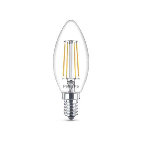 Philips LED-Lampe CLA 40W B35 E14 4000K CL UE SRT4, nicht dimmbar