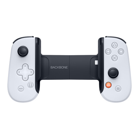 Backbone One Mobiler Gaming Controller, Playstation Edition mit Lightning, weiß