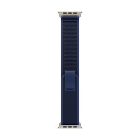 Apple Watch 49mm Trail-Loop, blau - M/L - Gehäusefarbe natur